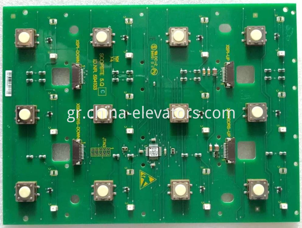 COP Button Board for Schindler 9300 Elevators 594103